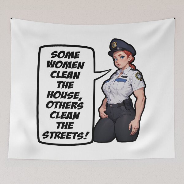 Item preview, Female Police Officer (Redhead Version) designed and sold by Sawset.