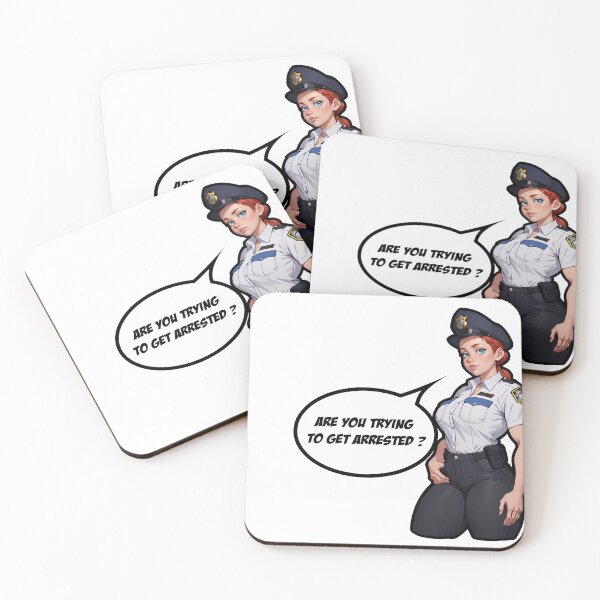 Item preview, Are You Trying to Get Arrested ?  (Redhead Version) designed and sold by Sawset.