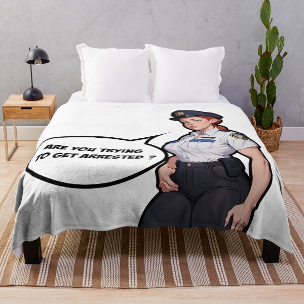 Item preview, Are You Trying to Get Arrested ? (Redhead Version) designed and sold by Sawset.