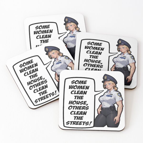 Item preview, Female Police Officer (Blonde Version) designed and sold by Sawset.
