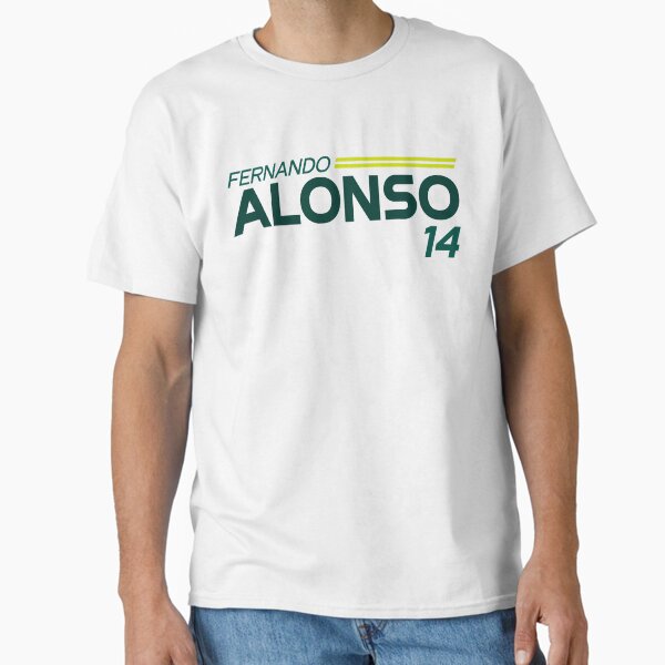 Aperçu de l'œuvre Alonso Bold Green 14 Art - Graphisme pilote F1 | Nom et numéro de course créée et vendue par Studio F1Grid.