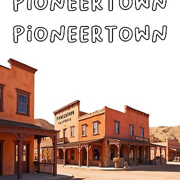 Artwork thumbnail, Pioneertown Desert Vibes – Retro Western California Design by RM-Journey