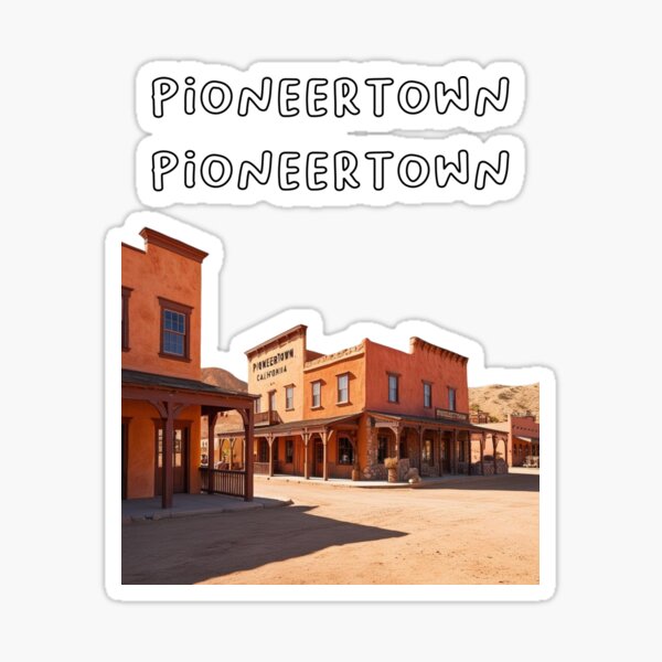 Item preview, Pioneertown Desert Vibes – Retro Western California Design designed and sold by RM-Journey.