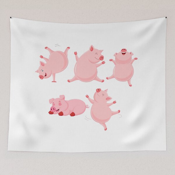 Item preview, cute pigs designed and sold by StoreNoor.