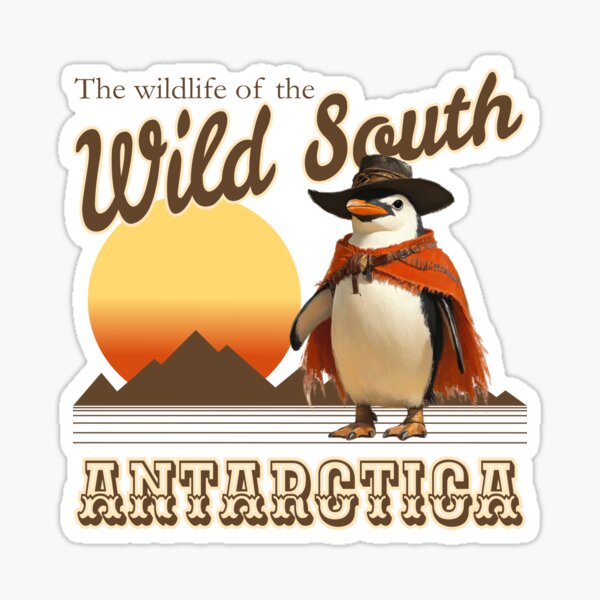 Item preview, Funny Penguin Cowboy in the Wild Wild South designed and sold by IceEdgeStudio.
