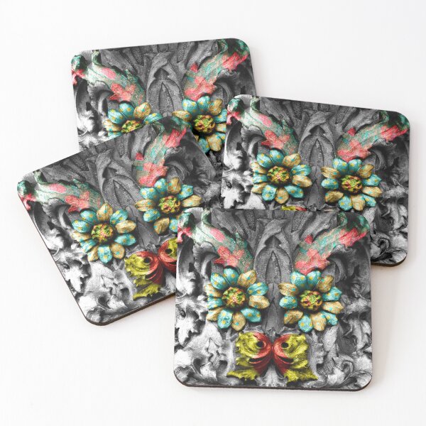 Item preview, floral face designed and sold by EmmePonsImages.