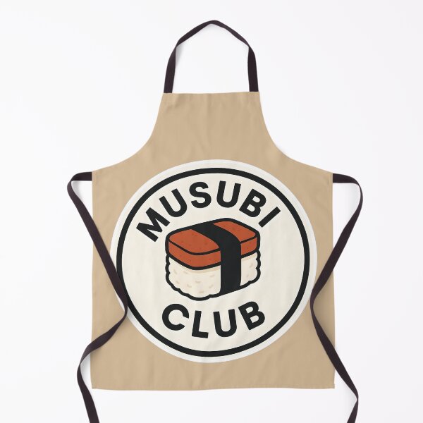 Item preview, MUSUBI CLUB Sticker – Retro Foodie Logo Design | Clean Vector Aesthetic for Japanese Food Lovers designed and sold by WAUZ.