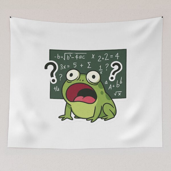 Item preview, Froggy Can't Math Today designed and sold by ALITOPRINCE.