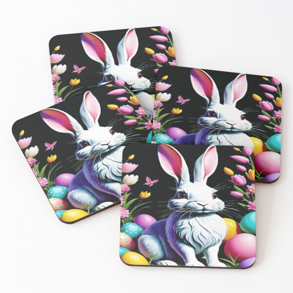 Item preview, Easter rabbit, flowers and eggs. designed and sold by DaliaSabryTee.