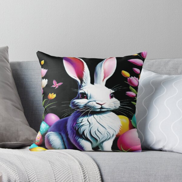 Item preview, Easter rabbit, flowers and eggs. designed and sold by DaliaSabryTee.