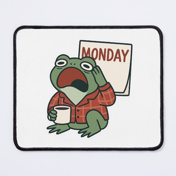 Item preview, Monday Mood Froggy designed and sold by ALITOPRINCE.