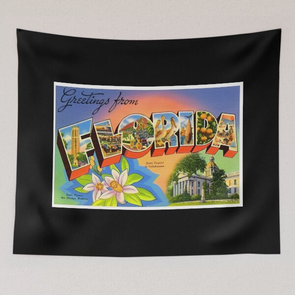 Item preview, Greetings from Florida Retro Souvenir designed and sold by DankThreads.