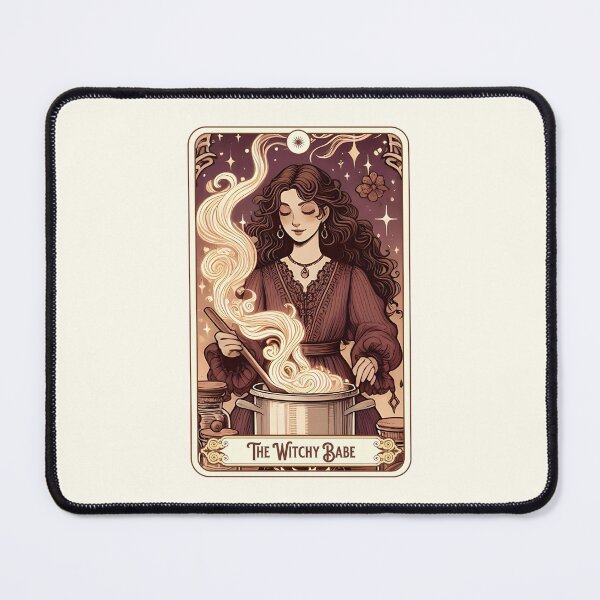 Item preview, Botanical Cottagecore Witch, Witchy Babe, Tarot Card, Tarot Reader, Potion Maker, Wicca, Witchcraft, Magic, Manifestation designed and sold by matchakpop.