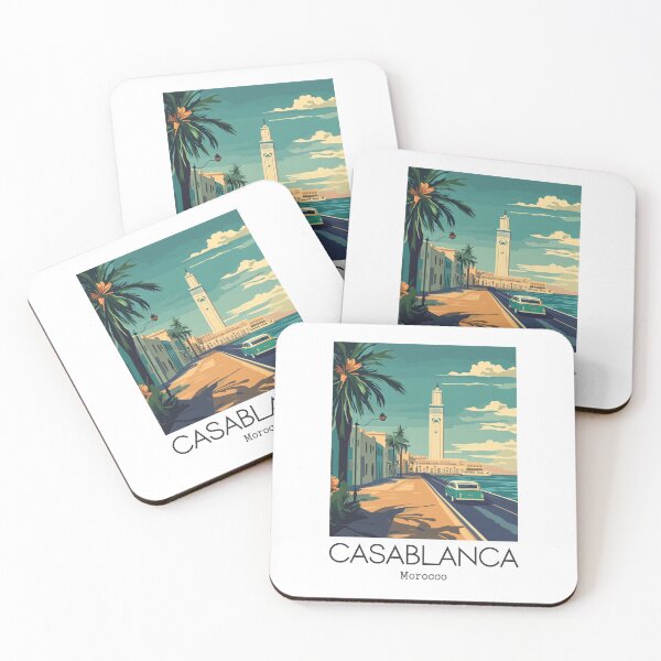 Item preview, A Vintage Illustration of Casablanca - Morocco  designed and sold by GoodOldVintage.