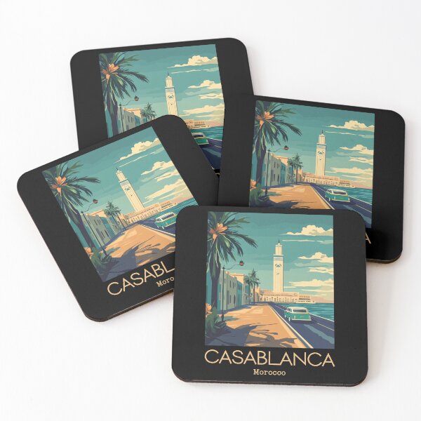 Item preview, A Vintage Illustration of Casablanca - Morocco  designed and sold by GoodOldVintage.