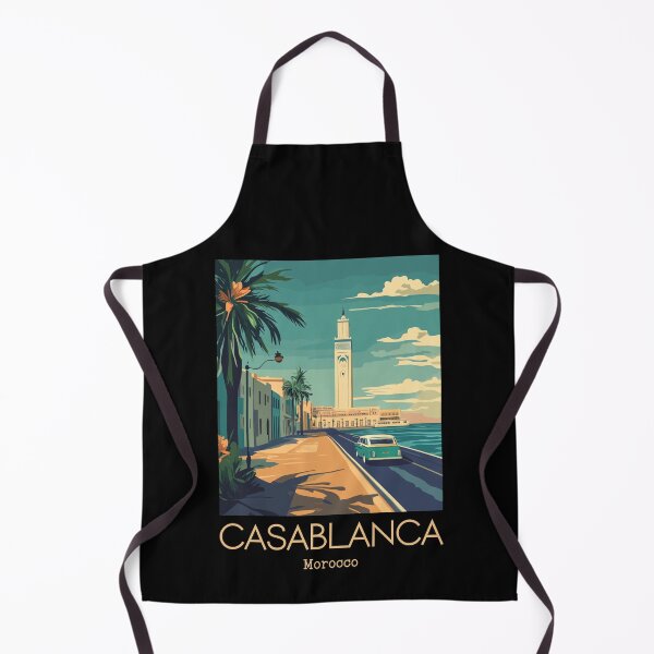 Item preview, A Vintage Illustration of Casablanca - Morocco  designed and sold by GoodOldVintage.