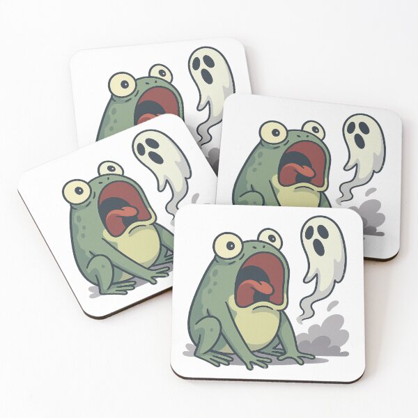 Item preview, Froggy Saw a Ghost designed and sold by ALITOPRINCE.