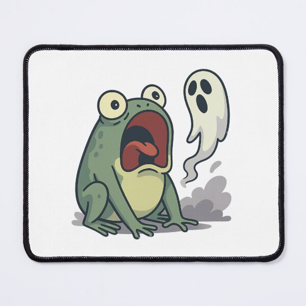 Item preview, Froggy Saw a Ghost designed and sold by ALITOPRINCE.