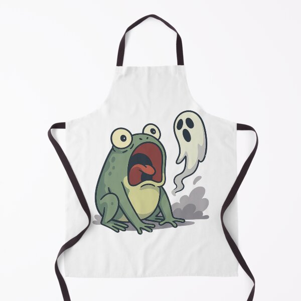 Item preview, Froggy Saw a Ghost designed and sold by ALITOPRINCE.