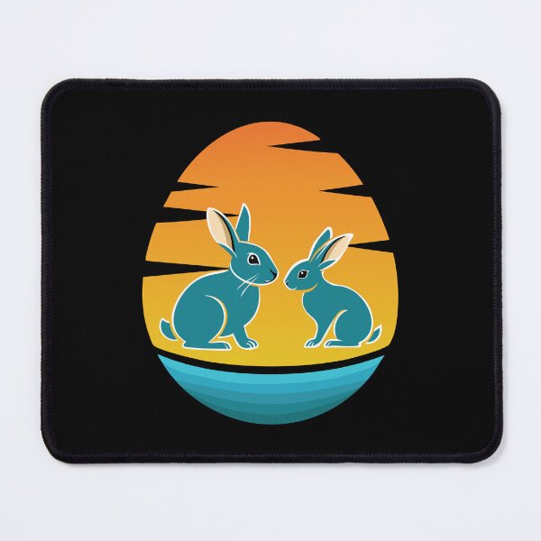 Item preview,  HAPPY EASTER BUNNIES - LOVE - CUTE RABBITS- EGG designed and sold by Gihan-Design.