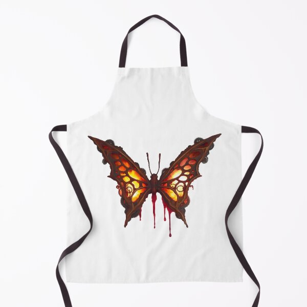 Item preview, Glowing Steampunk Butterfly - Illuminated Gothic Insect Art designed and sold by Chroma Myst.
