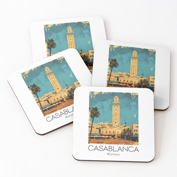 Item preview, A Vintage Illustration of Casablanca - Morocco  designed and sold by GoodOldVintage.