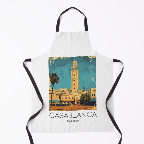 Item preview, A Vintage Illustration of Casablanca - Morocco designed and sold by GoodOldVintage.