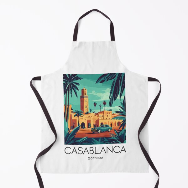 Item preview, A Vintage Illustration of Casablanca - Morocco designed and sold by GoodOldVintage.