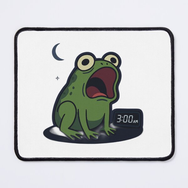 Item preview, Overthinking Froggy at 3AM designed and sold by ALITOPRINCE.