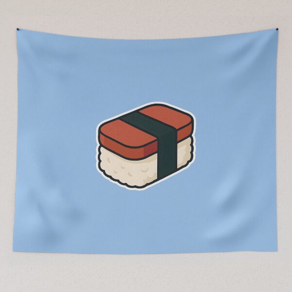 Item preview, Musubi Supreme – Clean Vector Art Sticker | Bold Modern Japanese Food Icon designed and sold by WAUZ.