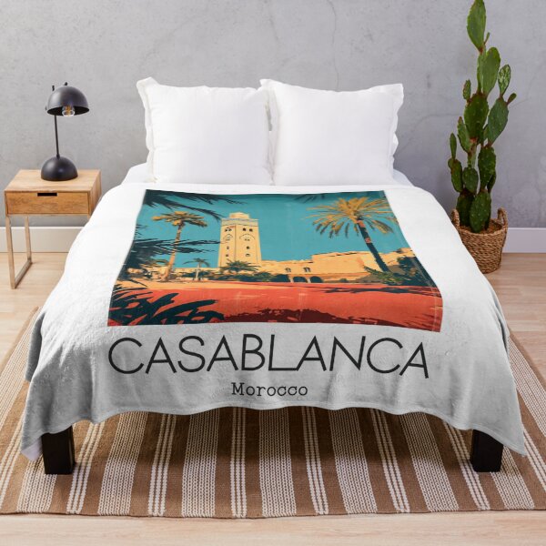 Item preview, A Vintage Illustration of Casablanca - Morocco designed and sold by GoodOldVintage.