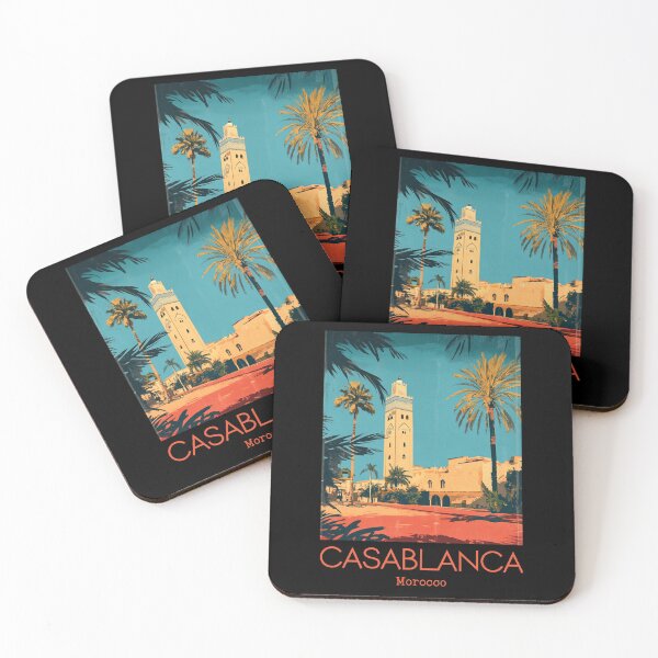 Item preview, A Vintage Illustration of Casablanca - Morocco  designed and sold by GoodOldVintage.
