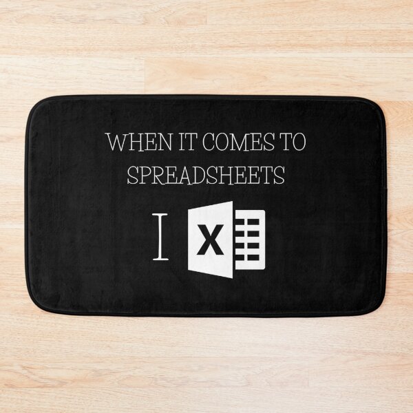 Item preview, When It Comes to Spreadsheets I Excel designed and sold by oceanblue1985.