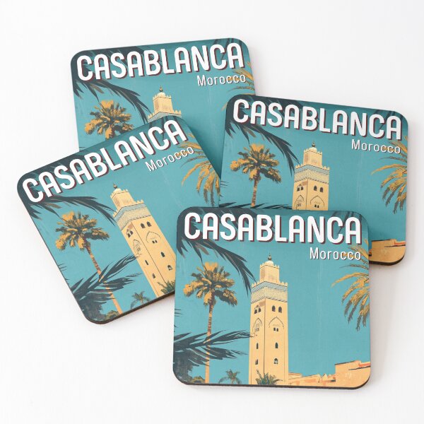 Item preview, A Vintage Illustration of Casablanca - Morocco  designed and sold by GoodOldVintage.