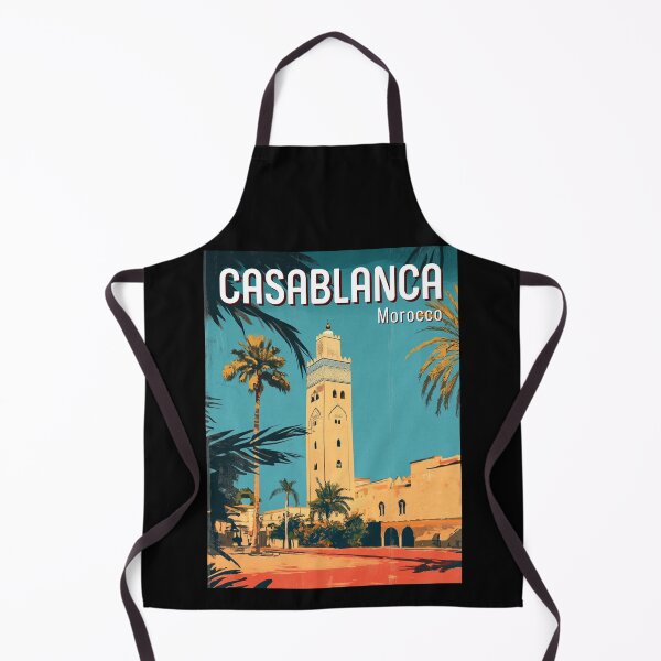 Item preview, A Vintage Illustration of Casablanca - Morocco designed and sold by GoodOldVintage.