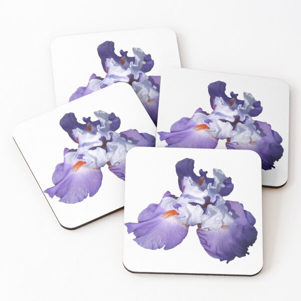 Item preview, Midnight Mink Iris, Purple Ruffles and Frills, Die Cut  designed and sold by JoyousArt4u.