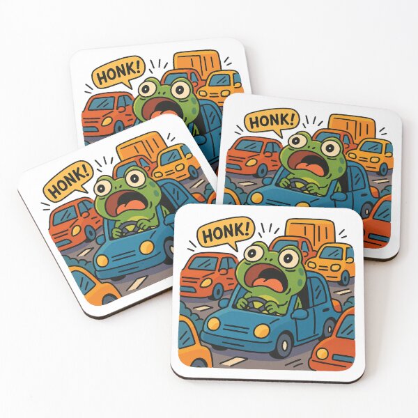 Item preview, Froggy in Traffic Meltdown designed and sold by ALITOPRINCE.