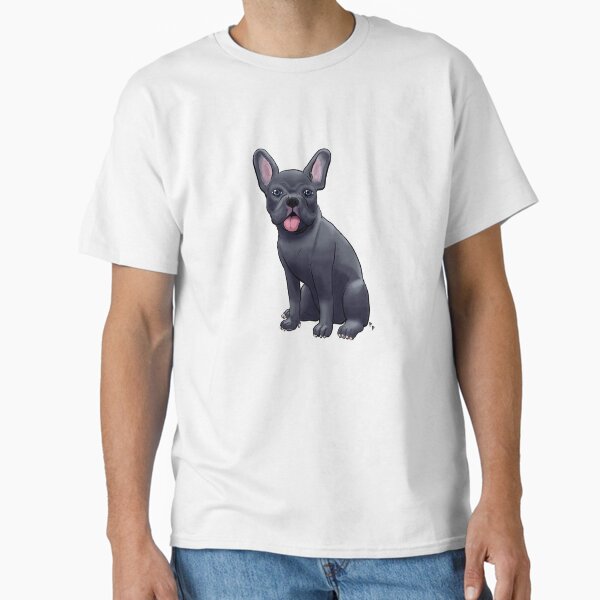 Aperçu de l'œuvre Joyeux bouledogue français bleu créée et vendue par FallayCreations.