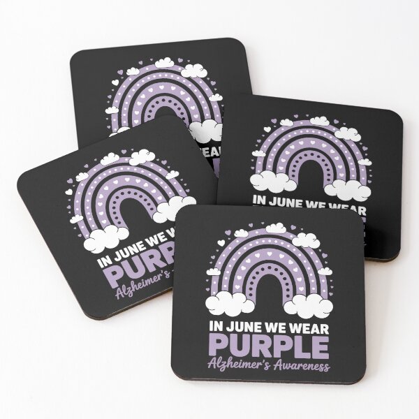 Item preview,  In June We Wear Purple – Alzheimer’s Awareness Rainbow Design designed and sold by Serbin.