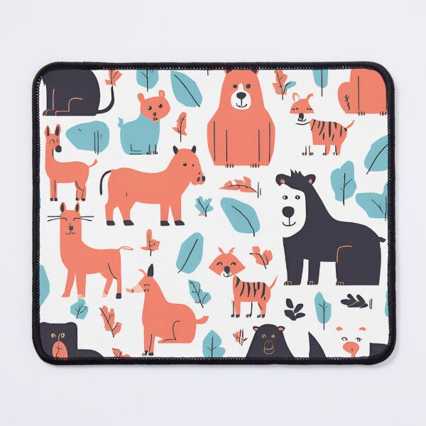 Item preview, Forest Crew – Colorful Retro Animals designed and sold by Dabis26.