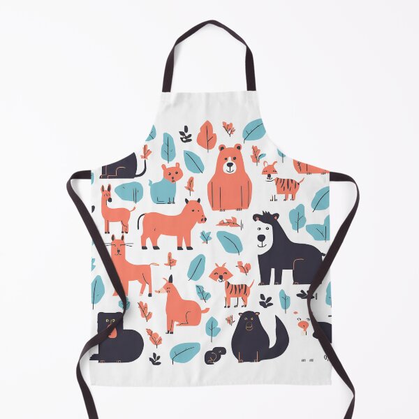 Item preview, Forest Crew – Colorful Retro Animals designed and sold by Dabis26.