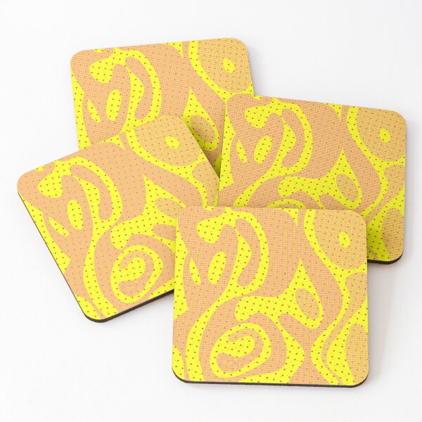 Item preview, psychedelic yellow liquid - psychedelic magma lava pattern  designed and sold by Luzi Illustrella.
