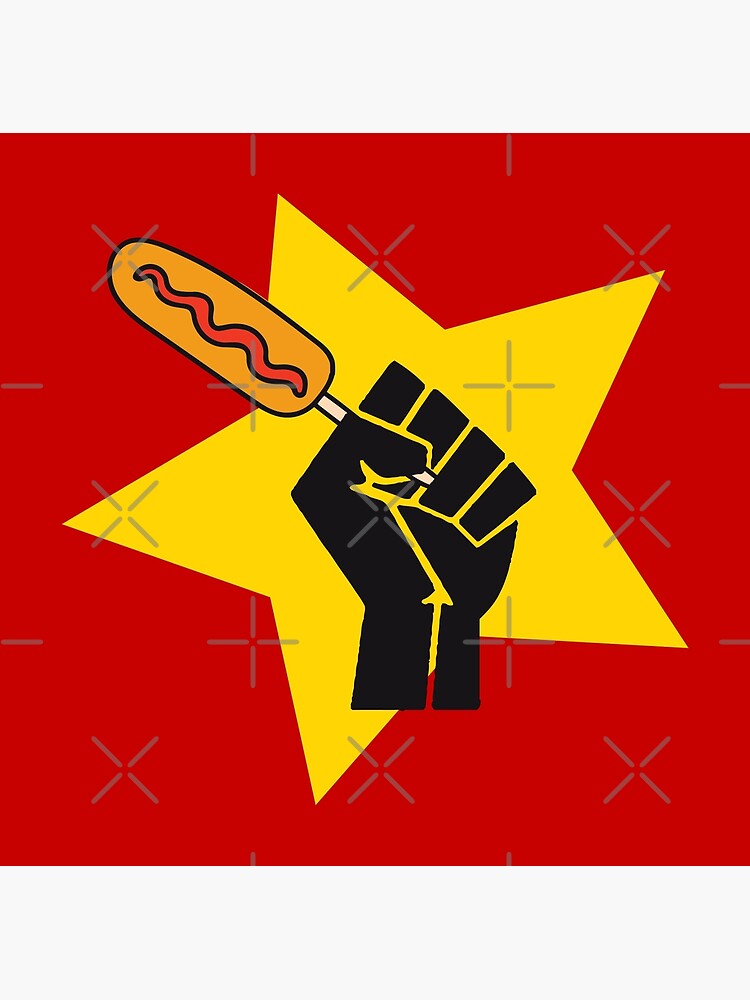 Communist fist with funny pogo parody HD HIGH QUALITY ONLINE STORE by iresist