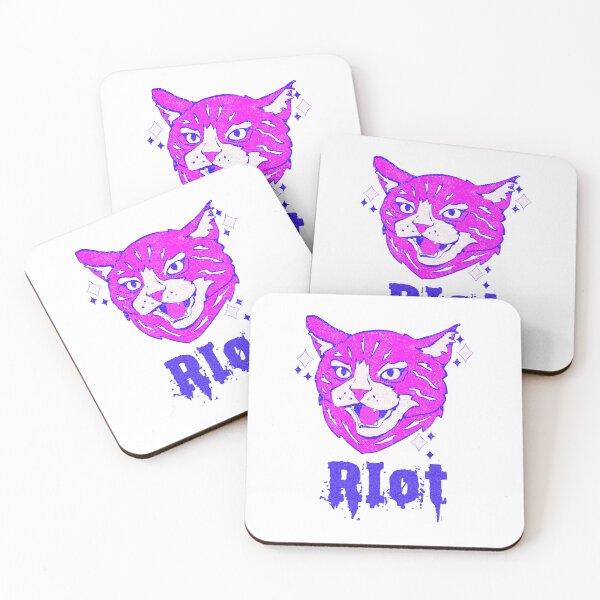 Item preview, riot cat designed and sold by crestfallenmermaid.