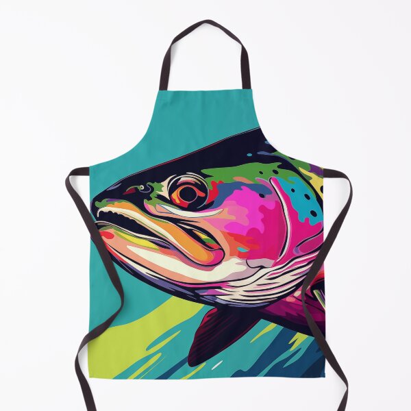 Item preview, Trout Popart designed and sold by RedHandedOD.
