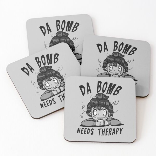 Item preview, da bomb needs therapy designed and sold by CharmingChains.