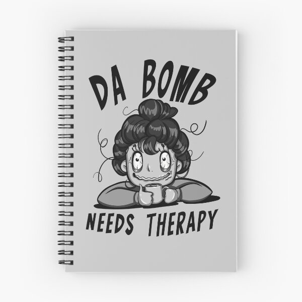 Item preview, da bomb needs therapy designed and sold by CharmingChains.