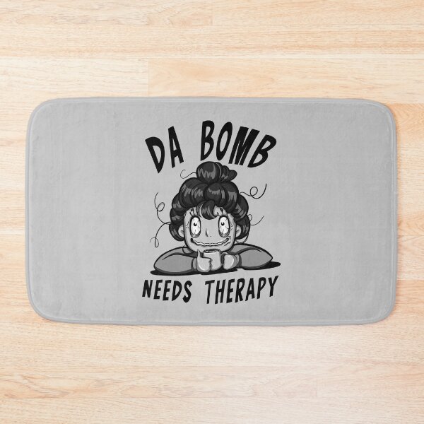 Item preview, da bomb needs therapy designed and sold by CharmingChains.