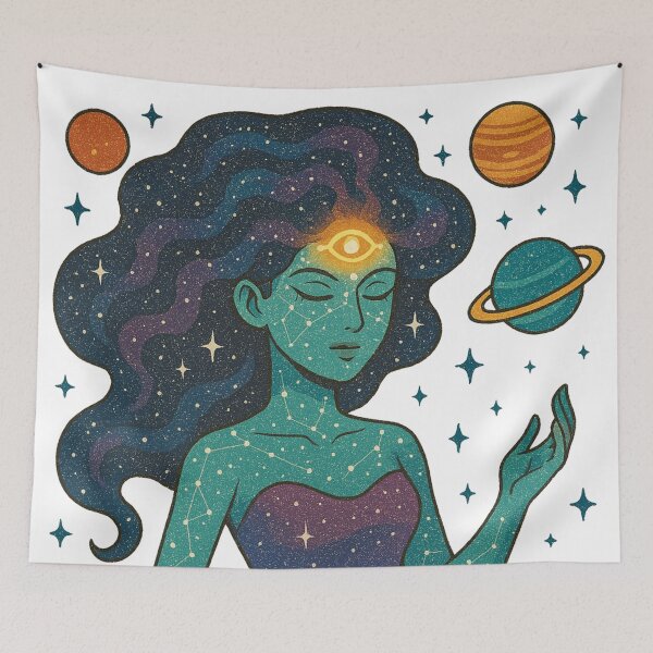 Item preview, Cosmic Goddess Infinite Gaze designed and sold by JonelleTshirts.