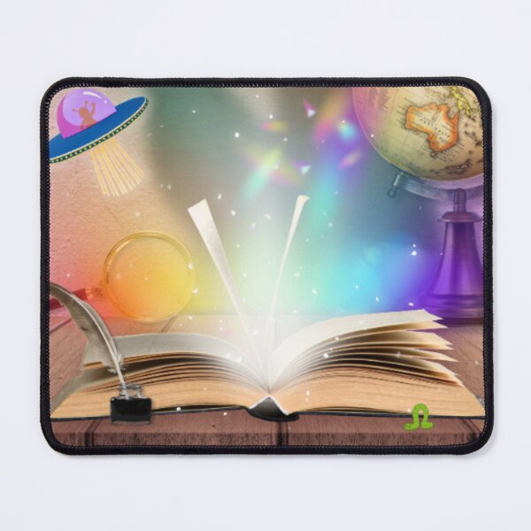 Item preview, Reading is Magic Library Illustration designed and sold by LaurenPatrick.